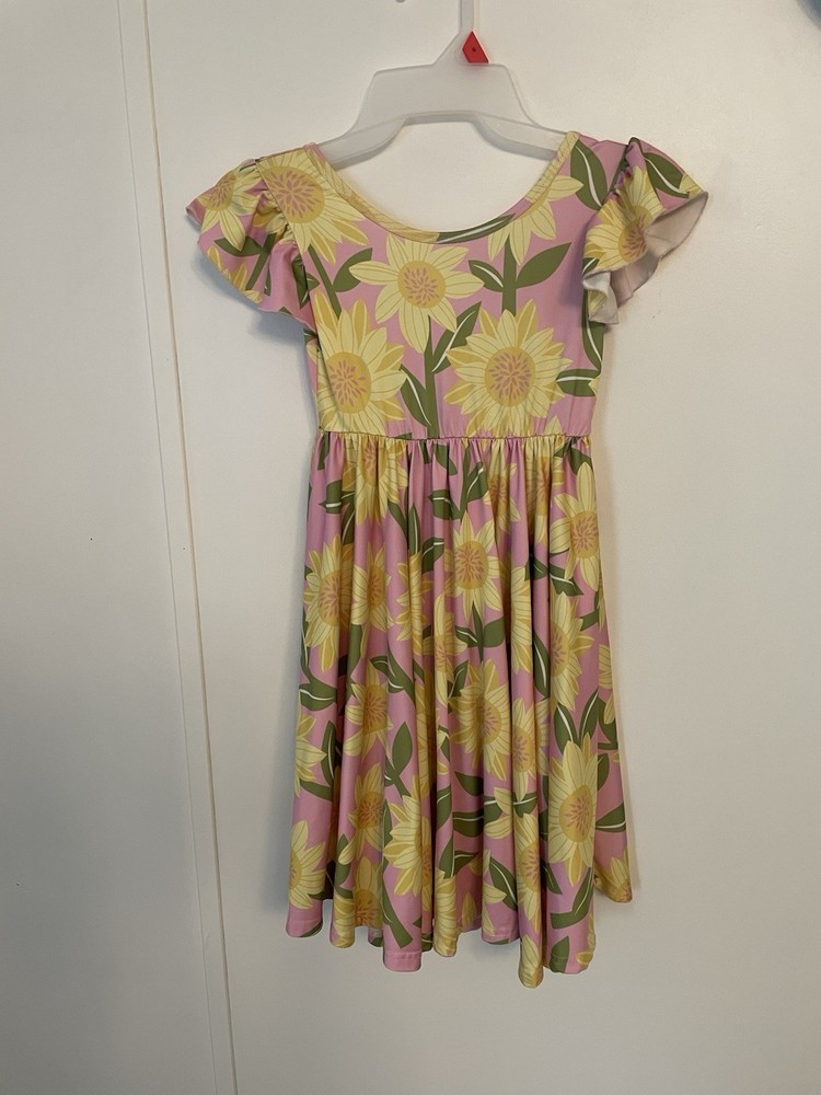 Dot Dot Smile Girls Sunflower Smiles Ballerina Dress Size 7