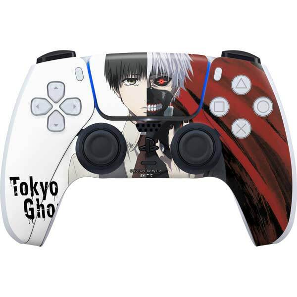 Tokyo Ghoul PS5 Controller Skin - Ken Kaneki Split
