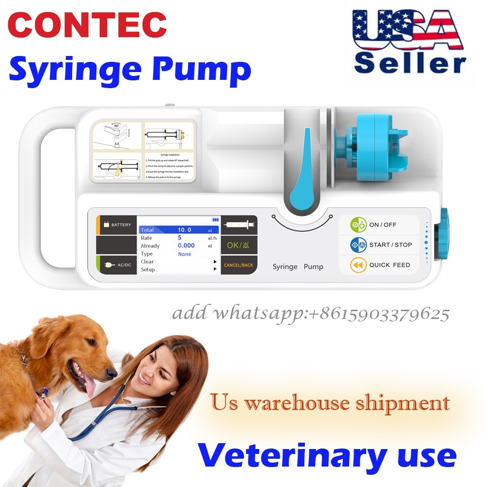 ICU,CCU Syringe Pump KVO Injection equipment rechargeable Battery SP950-VET