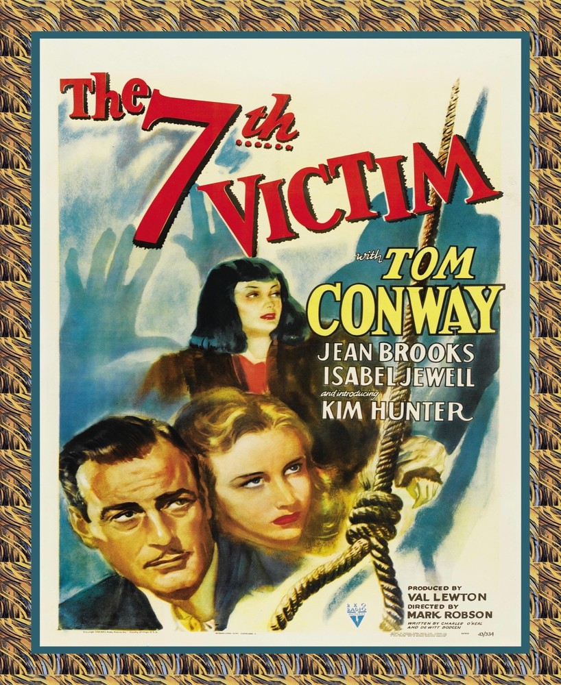 8603.Decoration movie Poster.Home Room wall art design.7h Victim.Tom Conway.Noir
