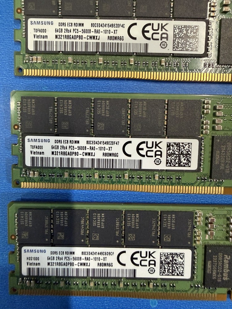 Samsung 64GB 2Rx4 PC5 5600B RAO 1010 XTM321R8GAOPBO CWMXJ