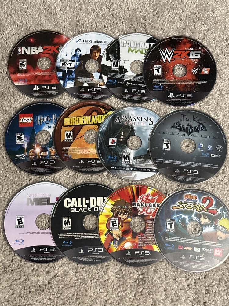 Lot of 12 Disc Only Games For PS3 PlayStation 3