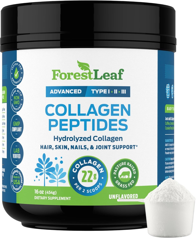 Polvo de péptidos de colágeno sin sabor - Proteína de colágeno hidrolizada en polvo tipo 1,