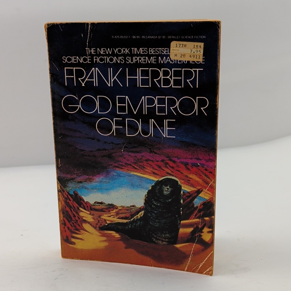 Frank Herbert God Emperor of Dune Berkley Trade Paperback Edition 1982