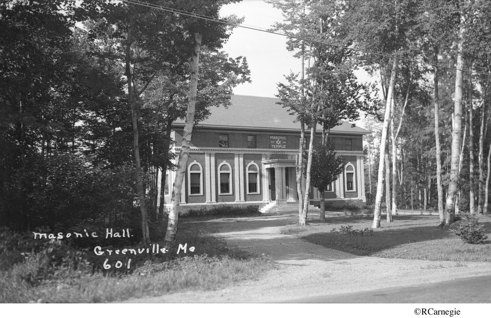 1930's Masonic Hall, Greenville, Maine Mason Temple