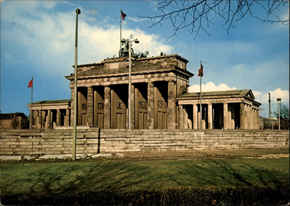 Brandenburger Tor Berlin Germany vintage postcard c236