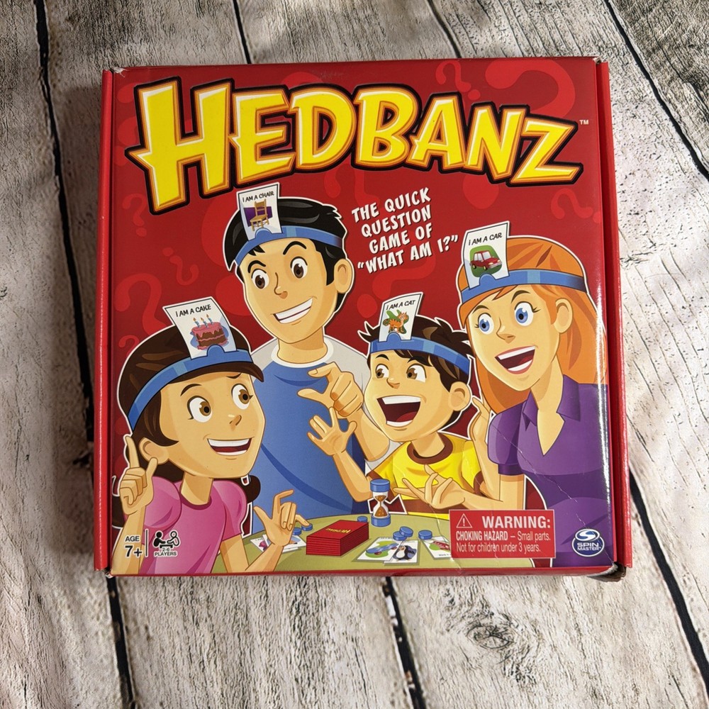 Hedbanz Card Question Board Game 2nd Edition Headbands Headbanz What am I? New