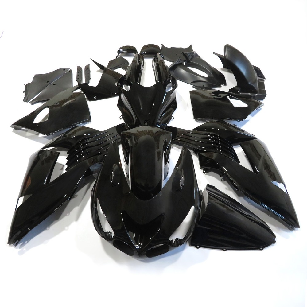 Glossy Black Bodywork Fairing Kit For KAWASAKI Ninja ZX14 ZZR1400 2006-2011 US