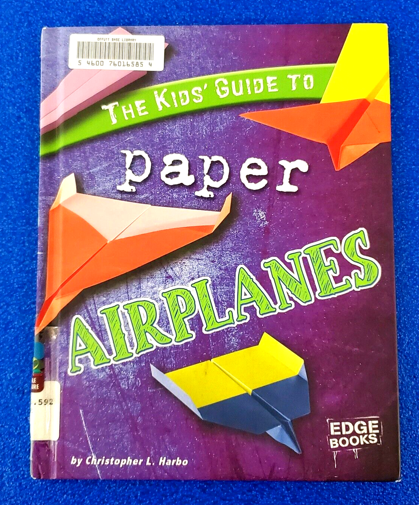 THE KIDS' GUIDE TO PAPER AIRPLANES HARDCOVER CHILDREN'S ACTIVITY BOOK SHIPS FREE