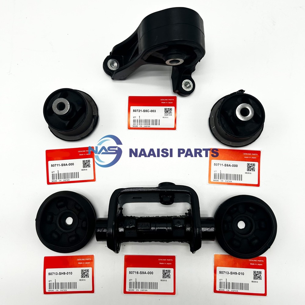 OEM Set of 6 Diff Differential Mounting Mount Set For 1995-2001 Honda CRV I (RD)