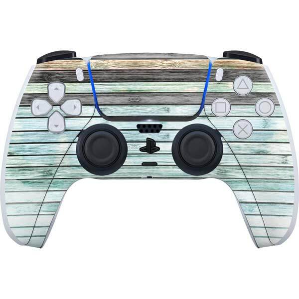 Stripes PS5 Controller Skin - Wooden Stripes