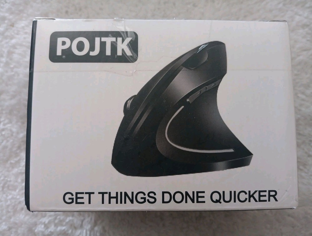 Wireless Bluetooth Ergonomic Mouse for Comfort and Productivity