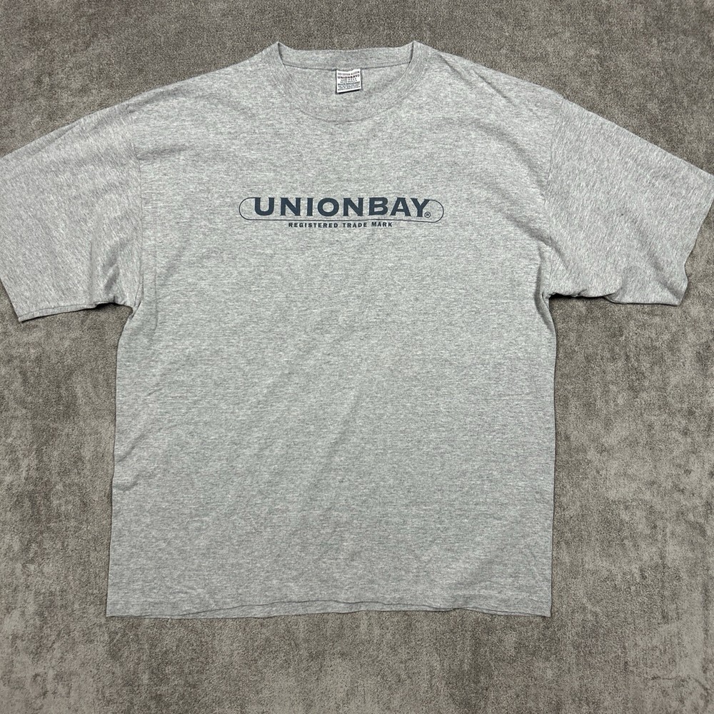 Union Bay Vintage T-Shirt Mens Gray 1990s 2XL 