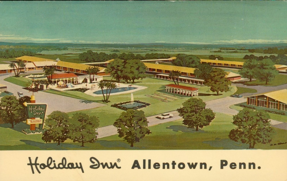 Holiday Inn Allentown Pennsylvania PA Postcard