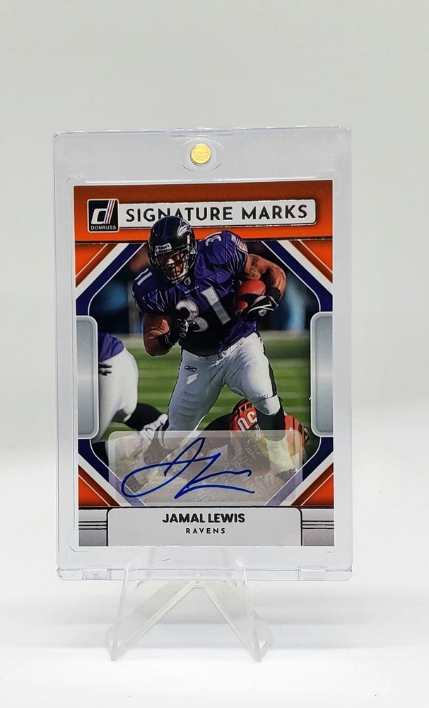 2022 Panini Donruss - Signature Marks Jamal Lewis #SM-JL (AU)