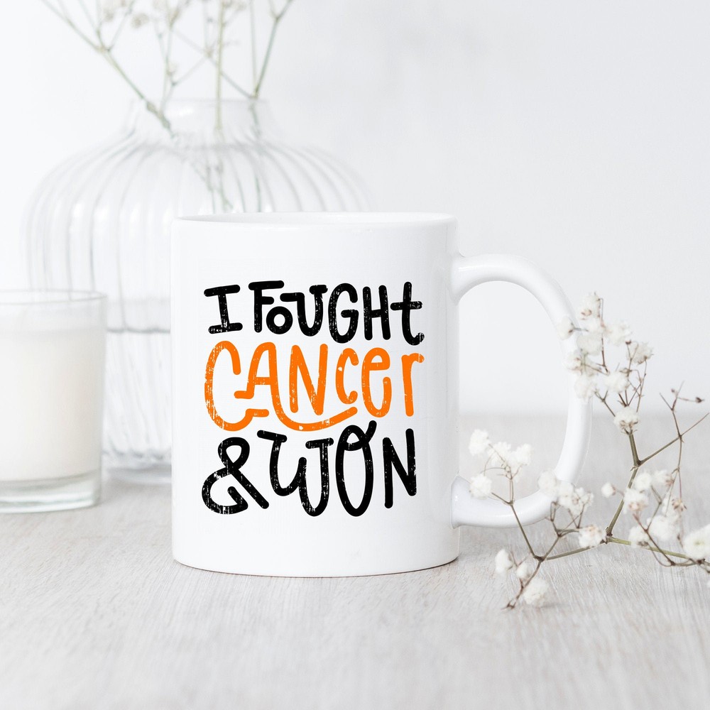 Leukemia Survivor Mug I Fought And Won Cancer Awareness Gift  