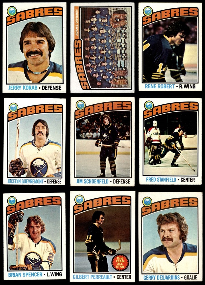 1976-77 Topps Buffalo Sabres Near Team Set 3 - VG 7016440 (14 / 23 cards)