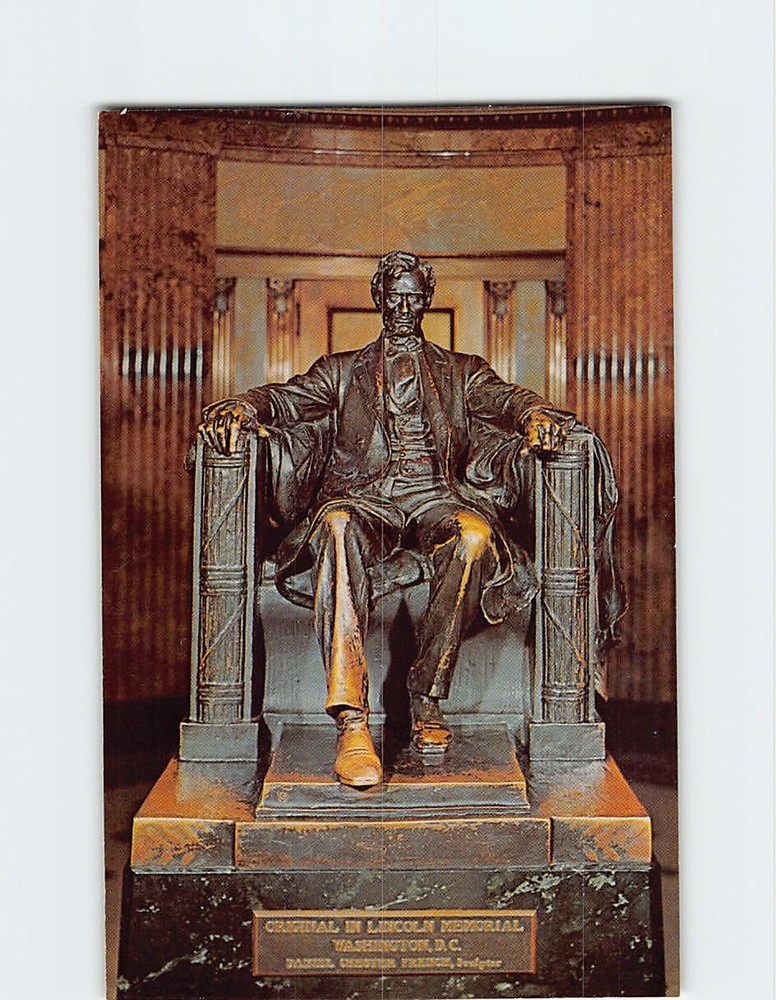 Postcard Lincolns Tomb President Abraham Lincoln Springfield Illinois USA