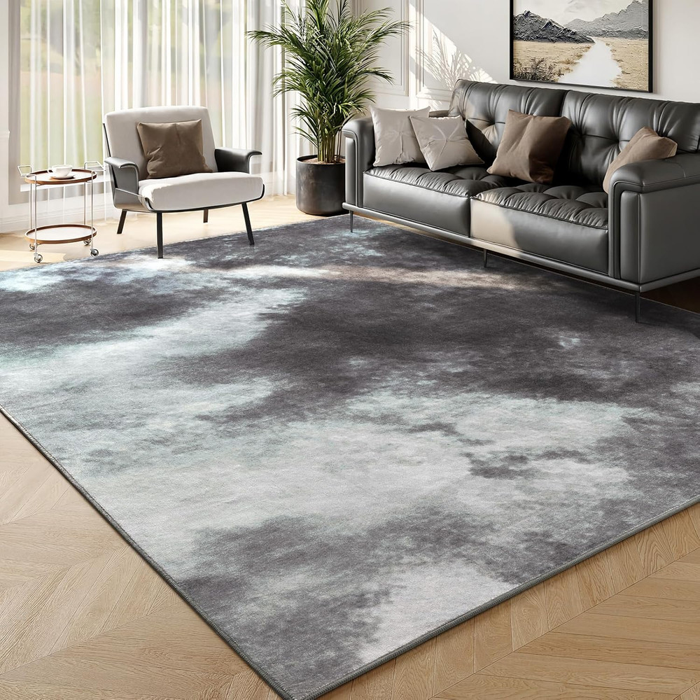 5X7 Area Rugs for Living Room Bedroom,Washable Modern Abstract Soft Non Slip Low
