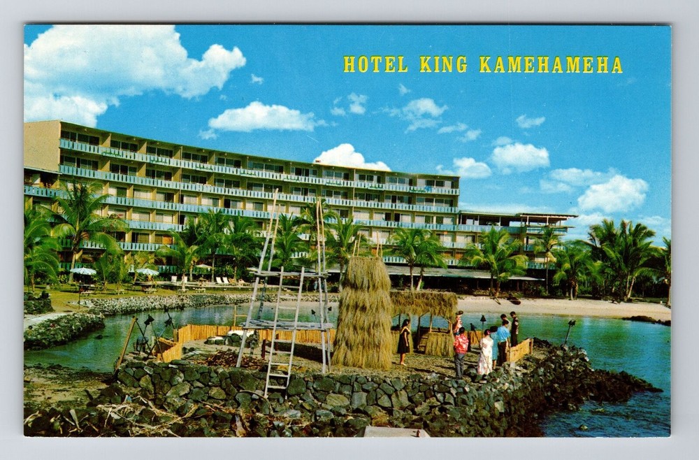 Kailua Kona HI-Hawaii, Hotel King Kamehameha, Vintage Postcard