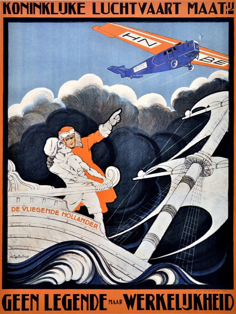 Koninklijke Luchtvaart Maat Aviation Decor Poster. Home Graphic Art Design. 3980