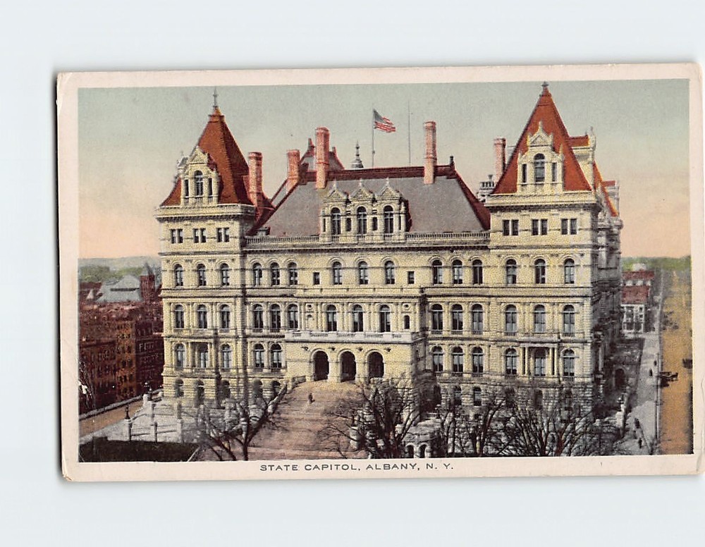 Postcard State Capitol Albany New York USA