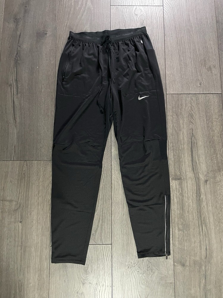Nike Phenom Elite Knit Running Black Pants Men's Size Small New DQ4740-010