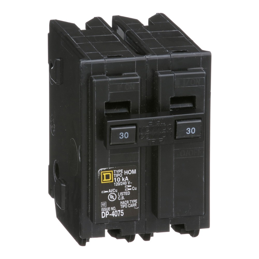 Square D HOM230 30 Amp 2 Pole Circuit Breaker DP-4075 NOS