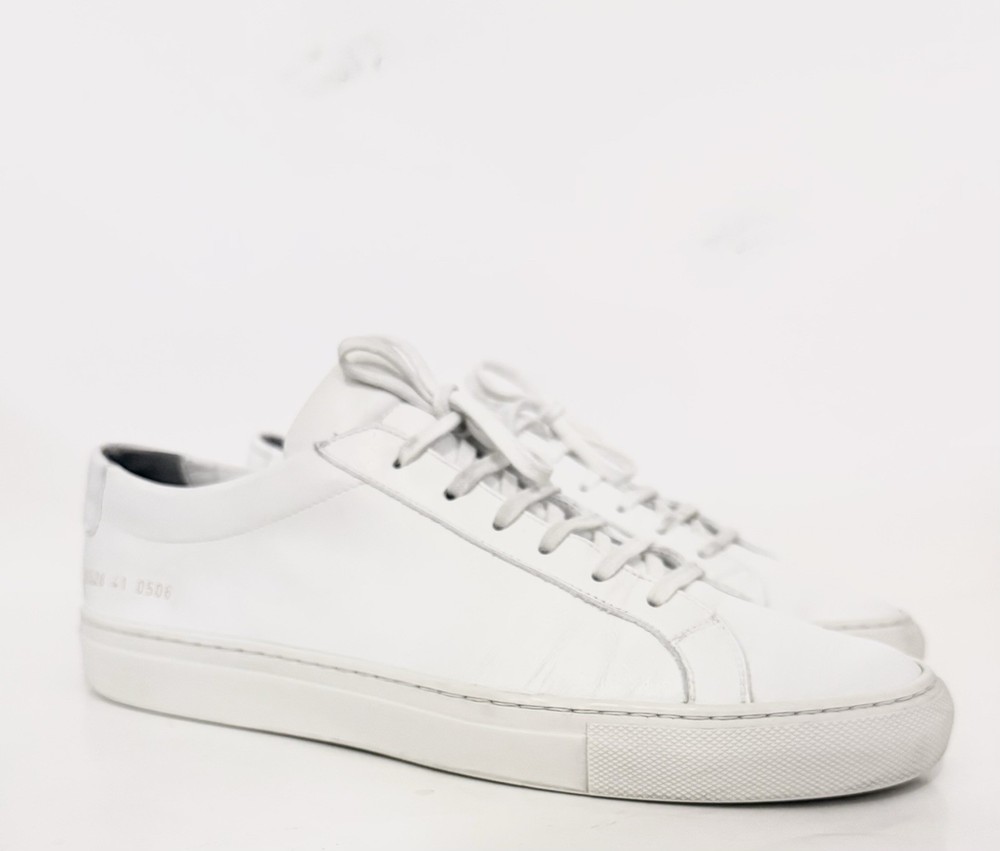 Common Projects Achilles Low Men's Sneakers White Size 41 EU (US 8)-image
