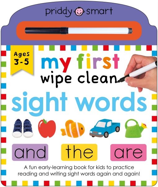 My First Wipe Clean Sight Words, Hardcover by Priddy, Roger, Brand New, Free ...