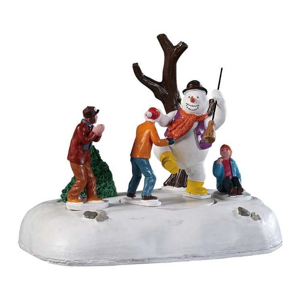 Lemax Frosty Frolic Animated Christmas Village Table Centerpiece  -image