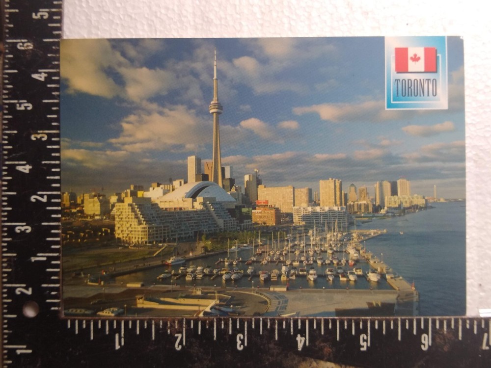 Postcard - A view of the Toronto skyline looking east - Toronto, Canada