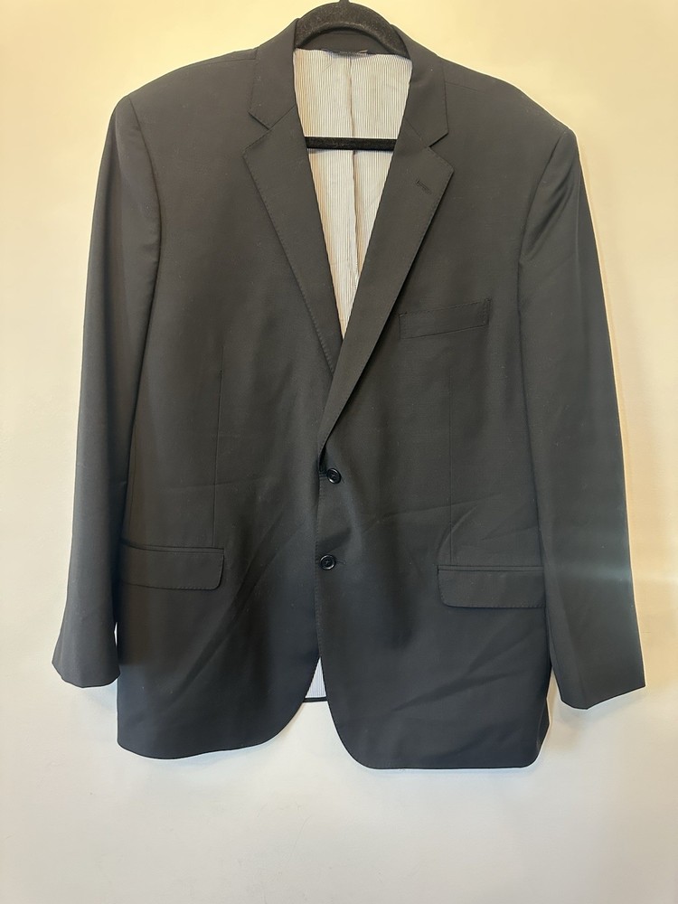 Brooks Brothers Explorer Madison Fit Black Blazer Size 48R