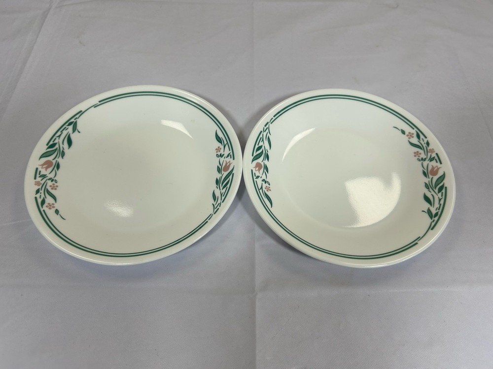 (Set of 2) Corelle Corning Rosemarie Tulip 6 3/4