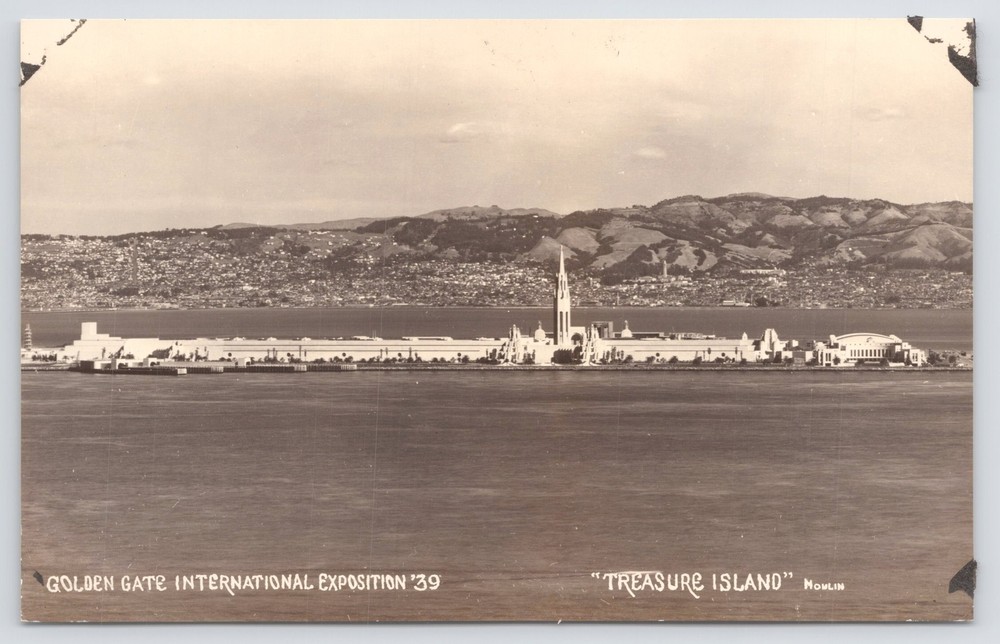 Golden Gate '39 Internl Expo~Treasure Island San Francisco CA~Real Photo PC~RPPC
