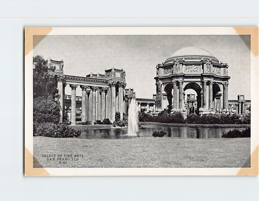 Postcard Palace Of Fine Arts San Francisco California USA
