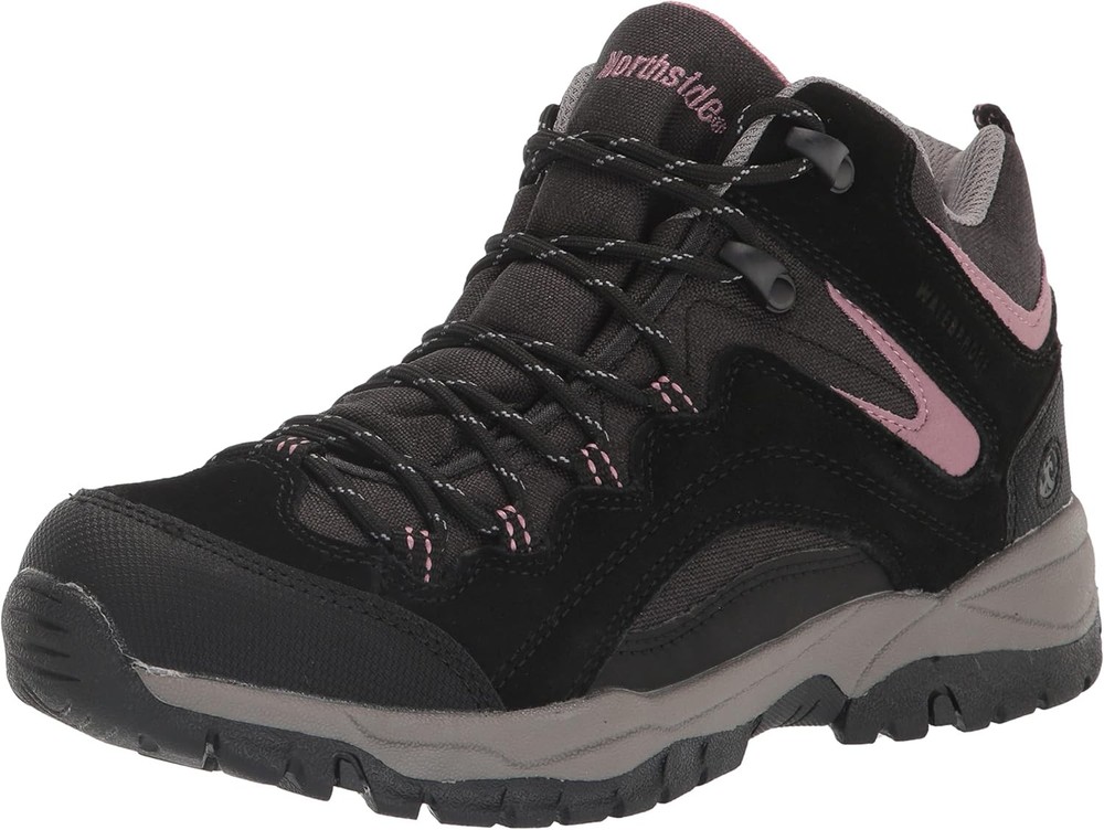 Northside Womens Pioneer Mid Waterproof Leather Hiking Boots