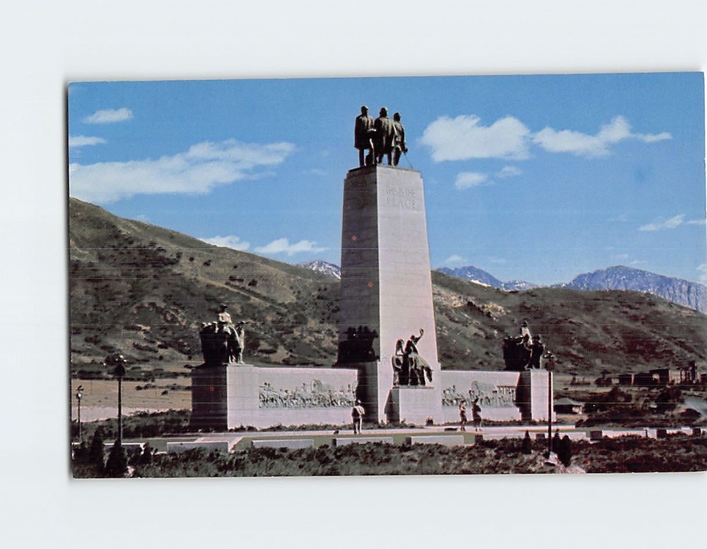 Postcard This Is The Place Monument Emigration Canyon Salt Lake City Utah USA