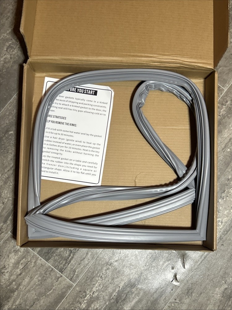 Whirlpool W10830046 Gray Refrigerator Door Gasket Replacement