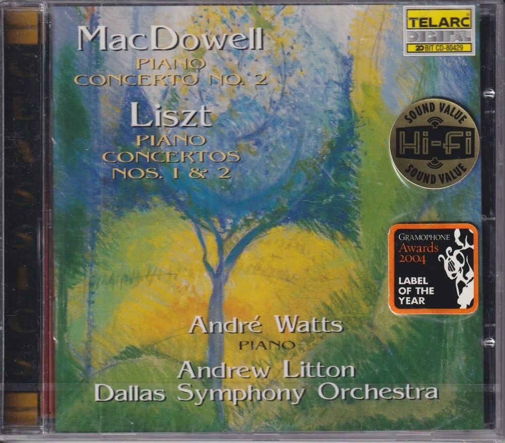 Litton/Dallas/Watts, Macdowell: Piano Concerto No. 2 / , audioCD