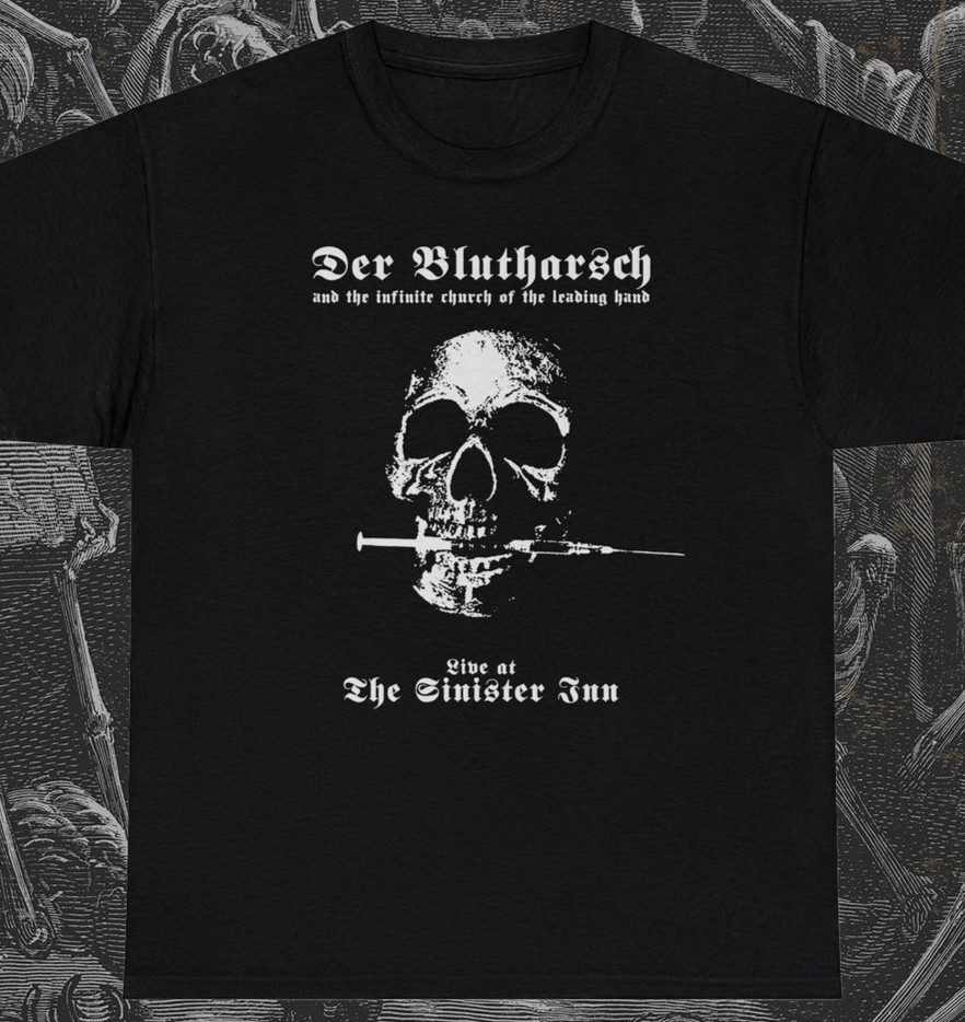 Der Blutharsch Live At The Sinister Inn T-Shirt, Rock  Punk , Unisex tee