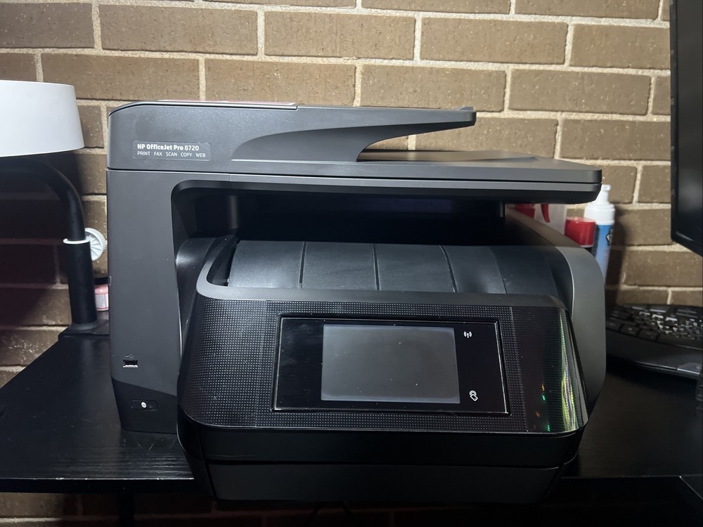 HP OfficeJet Pro 8720 Color Inkjet All-In-One Wireless Printer TESTED 4648 Pages