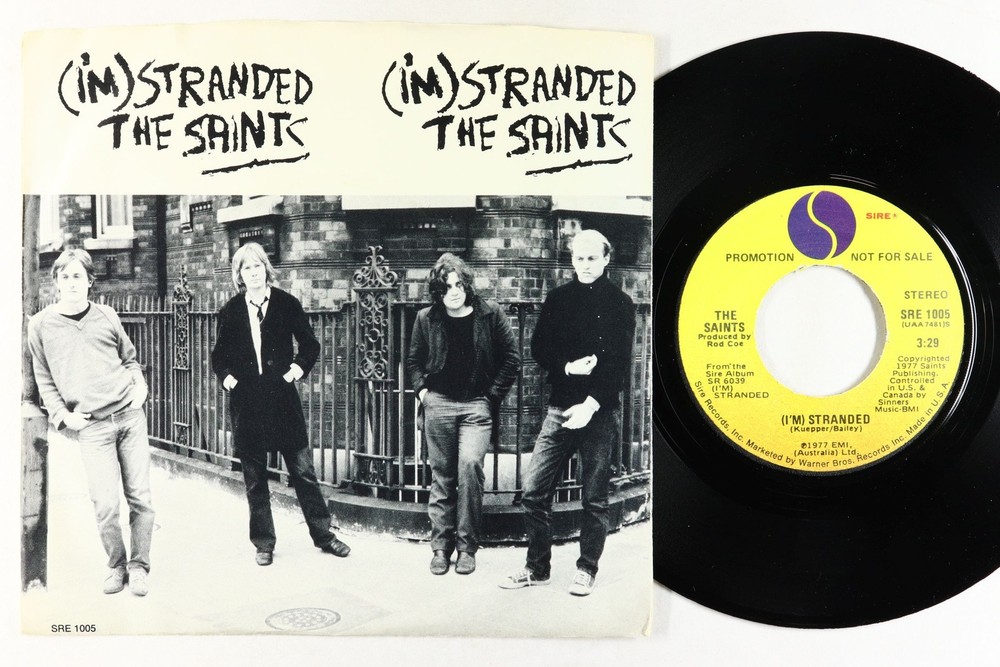 Punk 45 - The Saints - (I'm) Stranded - Sire - VG++ promo!