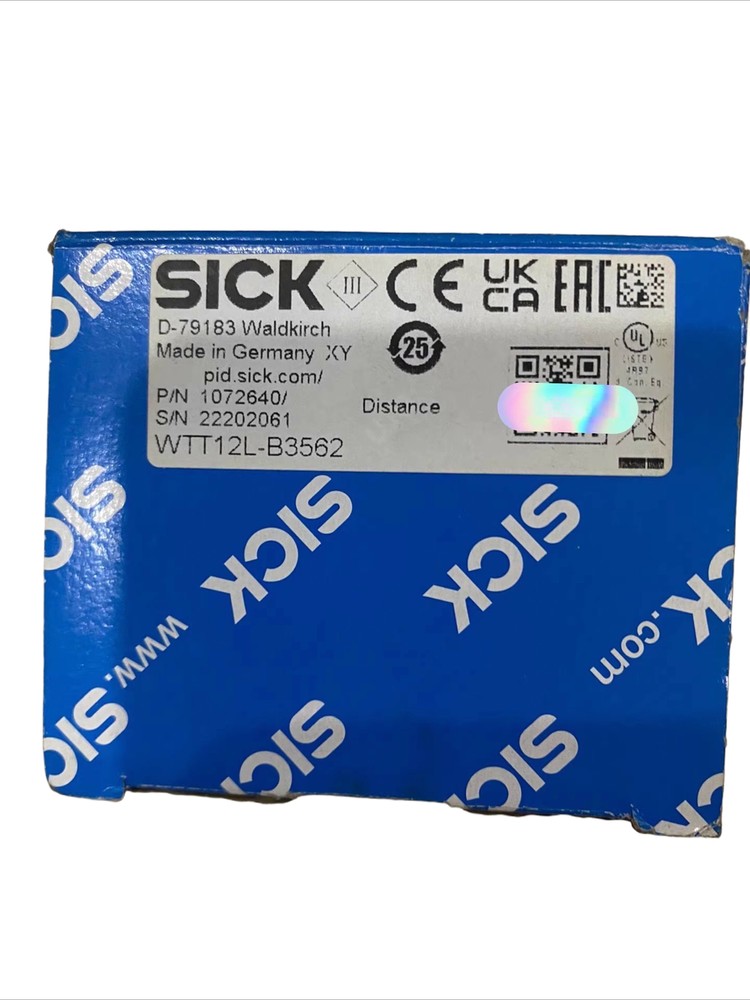 1pcs SICK WTT12L-B3562 1072640 Laser Distance Sensor