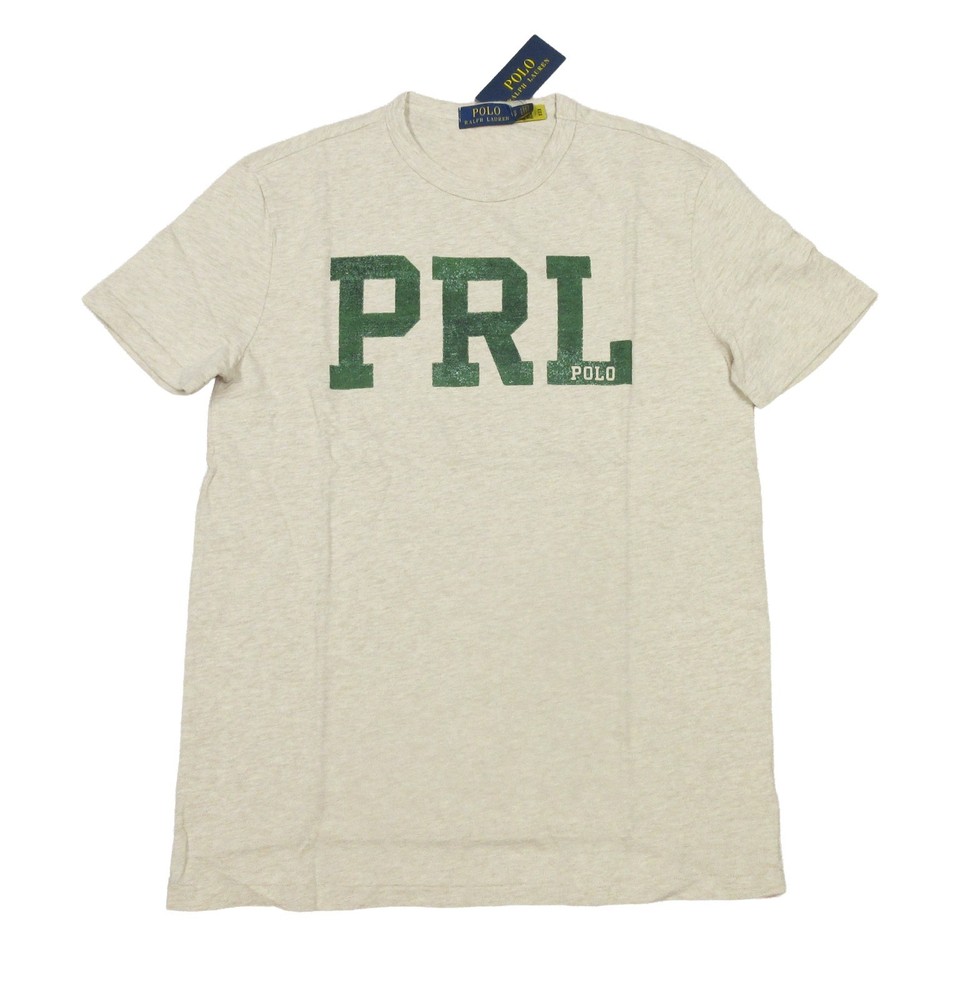 Polo Ralph Lauren Men's Dune Tan PRL Graphic Print Short Sleeve T-Shirt (XL)