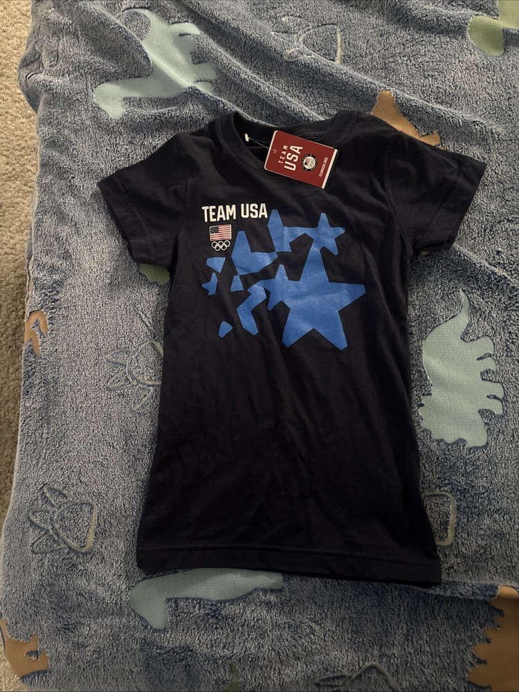 NWT Girls Small 7/8 Team USA Olympic Offical Tee Shirts