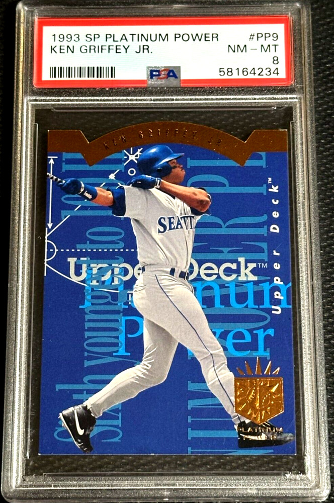 1993 SP Platinum Power #PP9 Ken Griffey Jr. PSA 8 Mariners