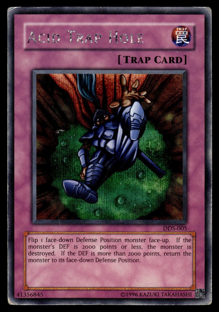 Ultra Rare Acid Trap Hole DDS-005 Yugioh Promo Card HP-image