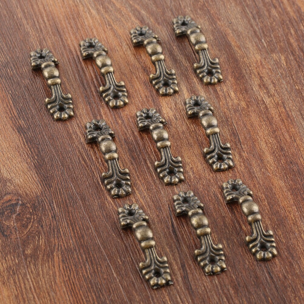 10x Mini Cabinet Knob Drawer Dresser Door Pull Handle Hardware 42x12mm