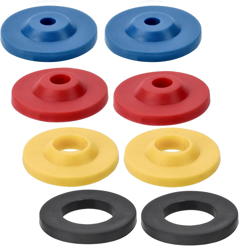 8 Pcs Shower Flow Reducer Limiter Set Water Flow Restrictor in 4 Specifications